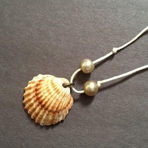 Shell and Pearl Necklace